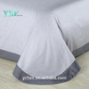 Diseño moderno, descuento, sábanas planas de algodón de grapa larga 100%, cama individual única