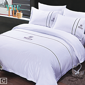 Las mejores fundas nórdicas de lujo para la cama del hotel de vacaciones Tejido de satén Tamaño completo Hermoso