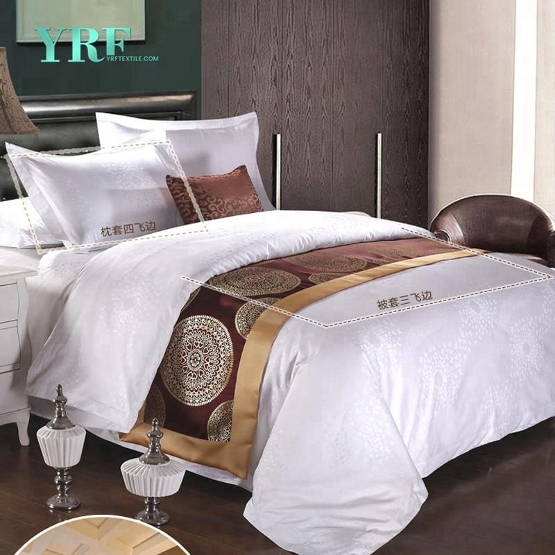Fabricante chino, juegos de cama de lino jacquard de 600 hilos, cama doble de moda