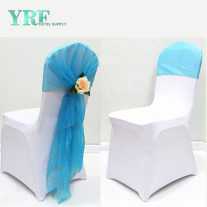 Banquete de bodas YRF Blanca Spandex cubiertas de la silla plegable