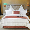 Los chinos ofrecen tarifas de lino de algodón puro con una hermosa cama tamaño queen
