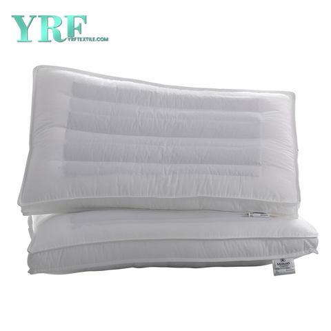Nuevo estilo de encargo de la fábrica china Las mejores 100 almohadas hechas algodón del hotel Hilton
