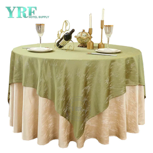 Cubierta de mesa YRF Hotel Banquete 6 pies Lino 100% Poliéster Redondo