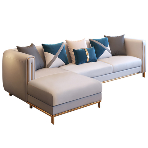 Piel de vaca modificada para requisitos particulares de la primera capa de los muebles del sofá de la combinación del marco de madera