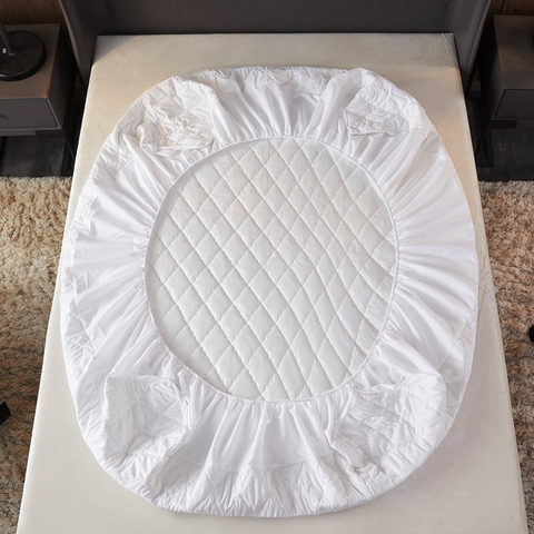 Funda de almohadilla de microfibra con protector de colchón impermeable tamaño queen