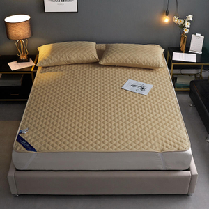 Almohadillas impermeables para ancianos Protectores de colchón Funda de cama de tela de felpa equipada