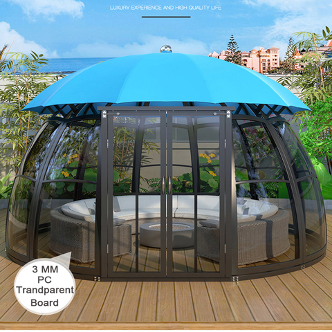 Nuevo producto Gazebo al aire libre Hotel Habitación panorámica resistente al viento