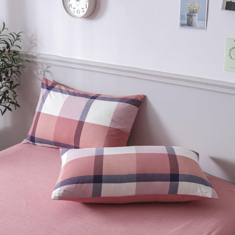 Ropa de cama de tela de algodón Precio barato Diseño moderno Plaid Multi Color