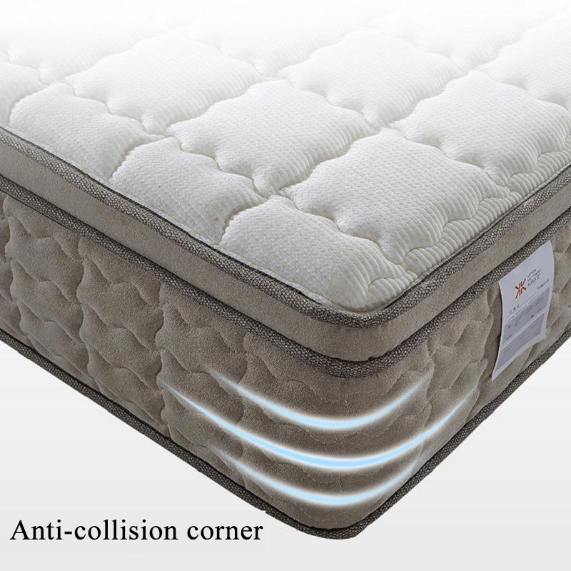 Resorte independiente de la fibra de la capa del látex del colchón del hotel del balneario