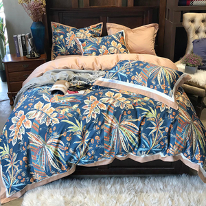 Textiles para el hogar Ropa de cama de mejor calidad Algodón estampado suave para doble