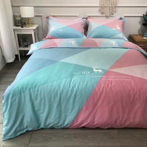 Nuevo producto algodón impreso cómodo para cama individual sábana